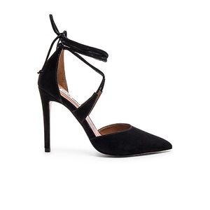 Steve Madden Raela Heel Pump in black suede